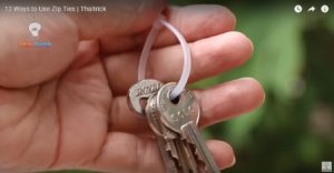 Dây rút nhựa buộc chùm chìa khóa