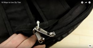 dây rút nhựa khóa balo chống móc trộm